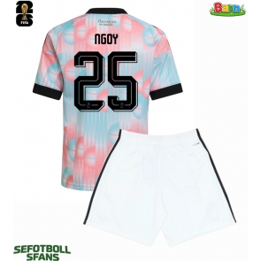 Belgien Nathan Ngoy #25 Bortaställ Barn VM 2026 Kortärmad (+ Korta byxor)